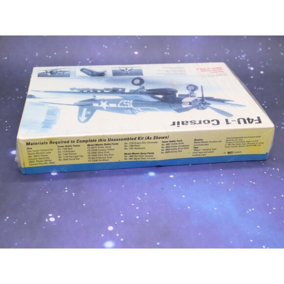 Testors F4U-1 Corsair Model Kit 1:72 WW2 US Aircraft Fighter Plane New Sealed - Picture 3 of 6